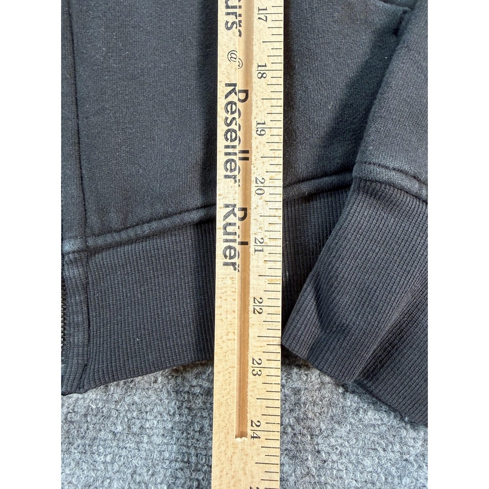 Lululemon Scuba Hoodie Womens Small Black Full‎ Zip Thumbholes Sweatshirt Logo - Picture 7 of 13